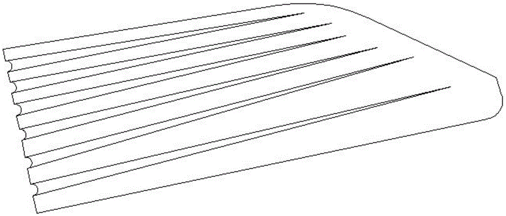 A hull corrugating method and the hull formed therefrom