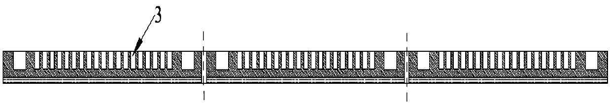 Three-dimensional active heat-dissipation packaging structure of embedded micro channel and manufacturing process thereof