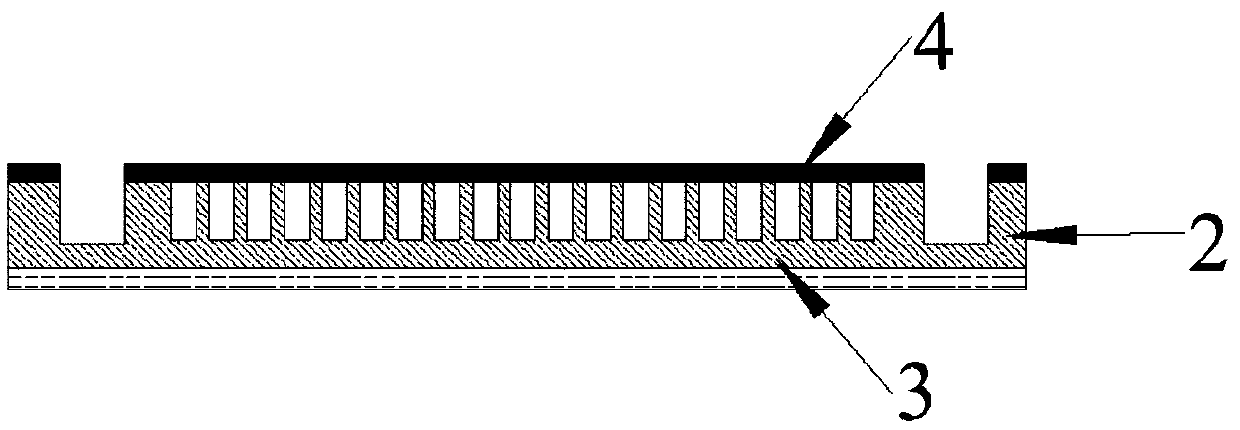 Three-dimensional active heat-dissipation packaging structure of embedded micro channel and manufacturing process thereof