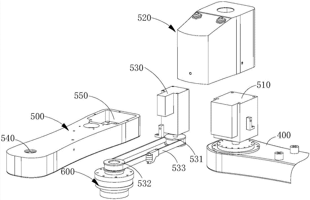 High-precision high-load four-axis industrial robot wide in adaptability