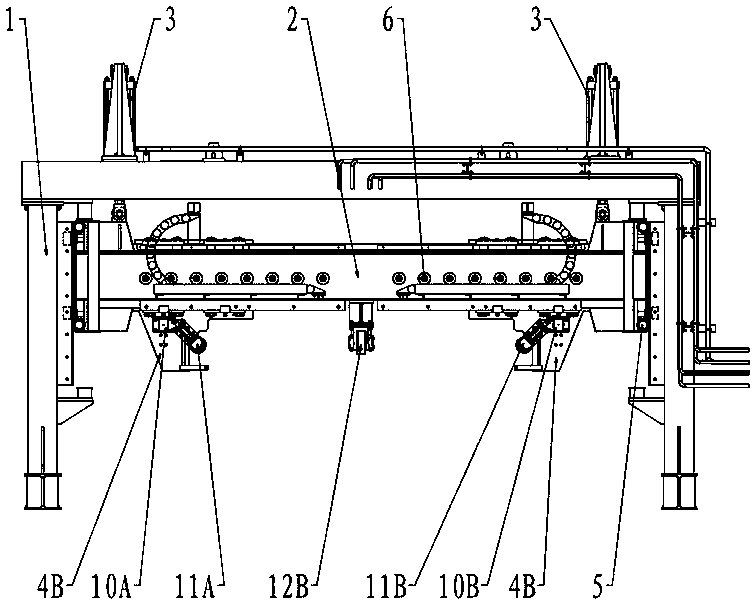 Casting blank arc angle forming device