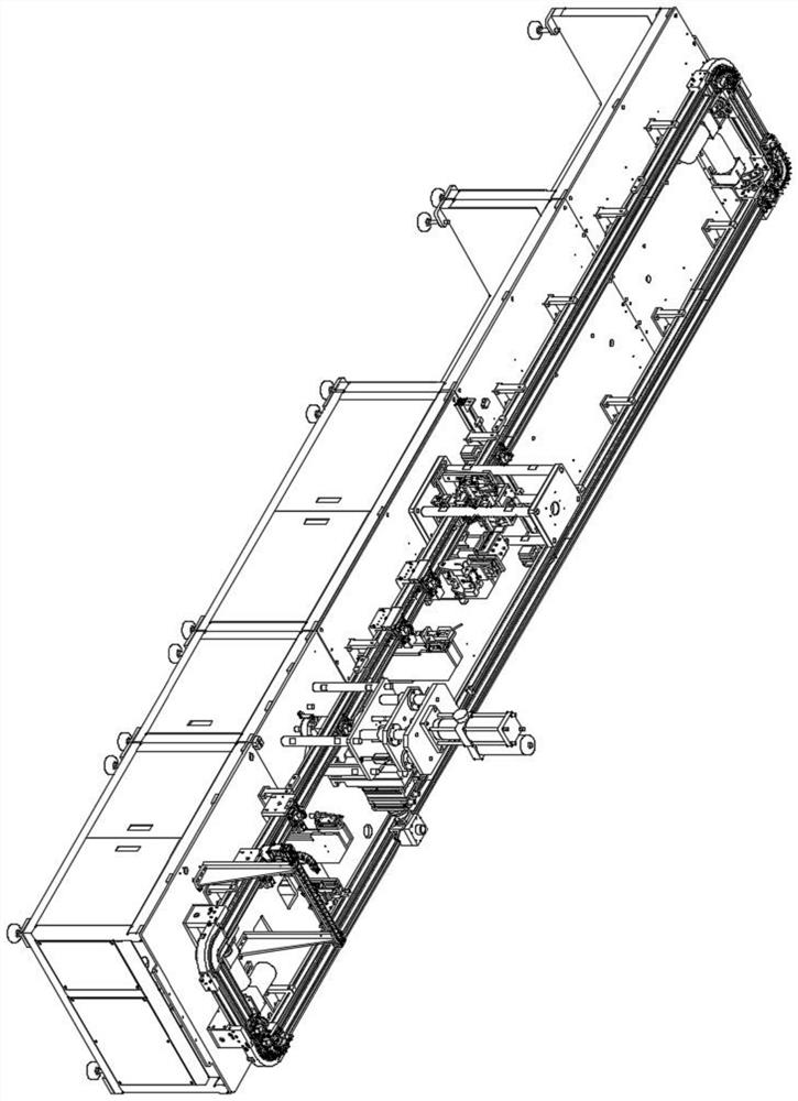 Automatic assembly line and method for short sensing element