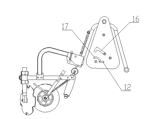 Mulch applicator special for tobacco field