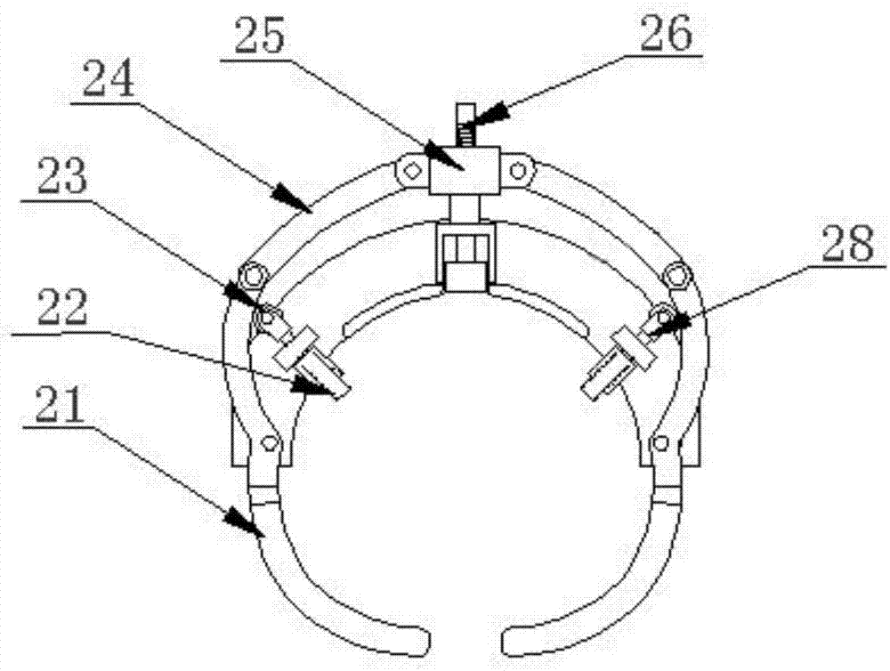 Clearing robot for pipeline surface adhesive contaminants