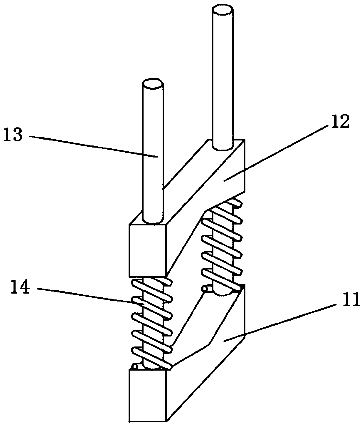 Cutting device for PVC pipe machining