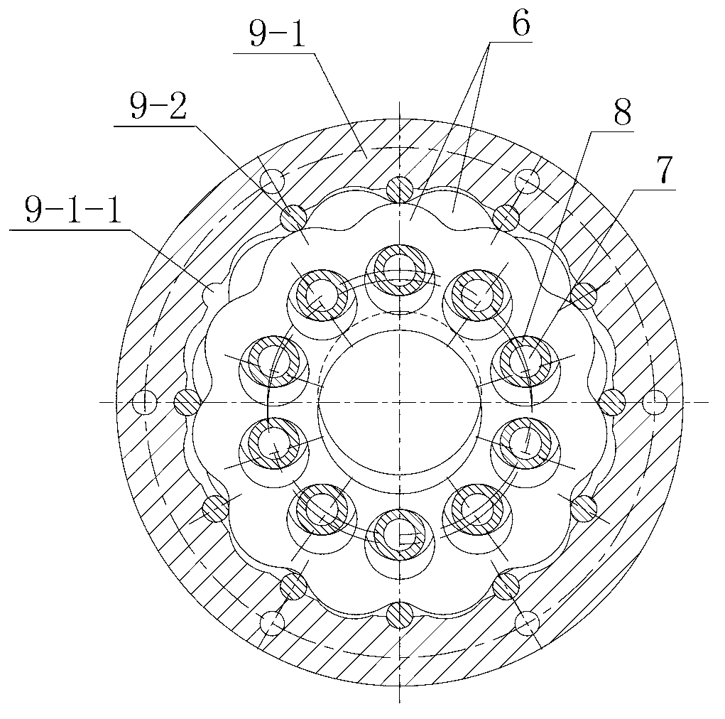 High-bearing-capacity cycloidal pin wheel speed reducer