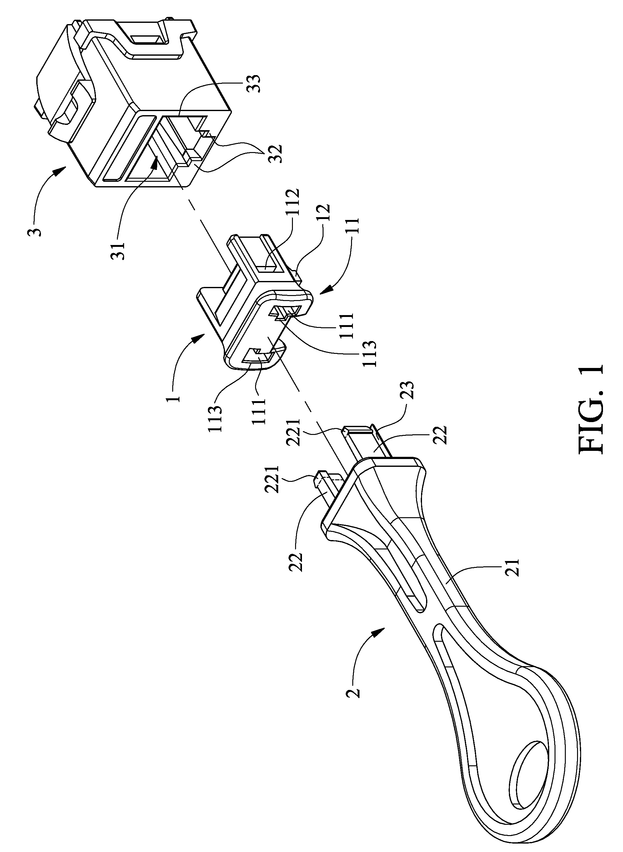 Protection module for data transmission connector