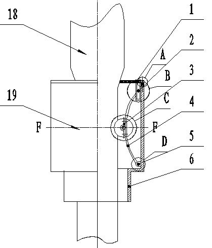 Top drive driver of rotating control head