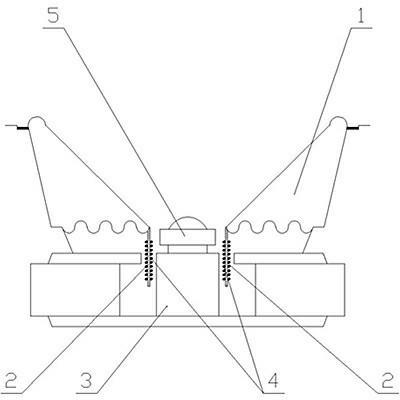 Amplifier output drive and induction voltage drive composite full-range loudspeaker