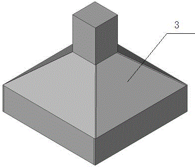 Movable fabricated independent steel box foundation