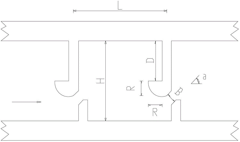 Vertical seam type fishway structure