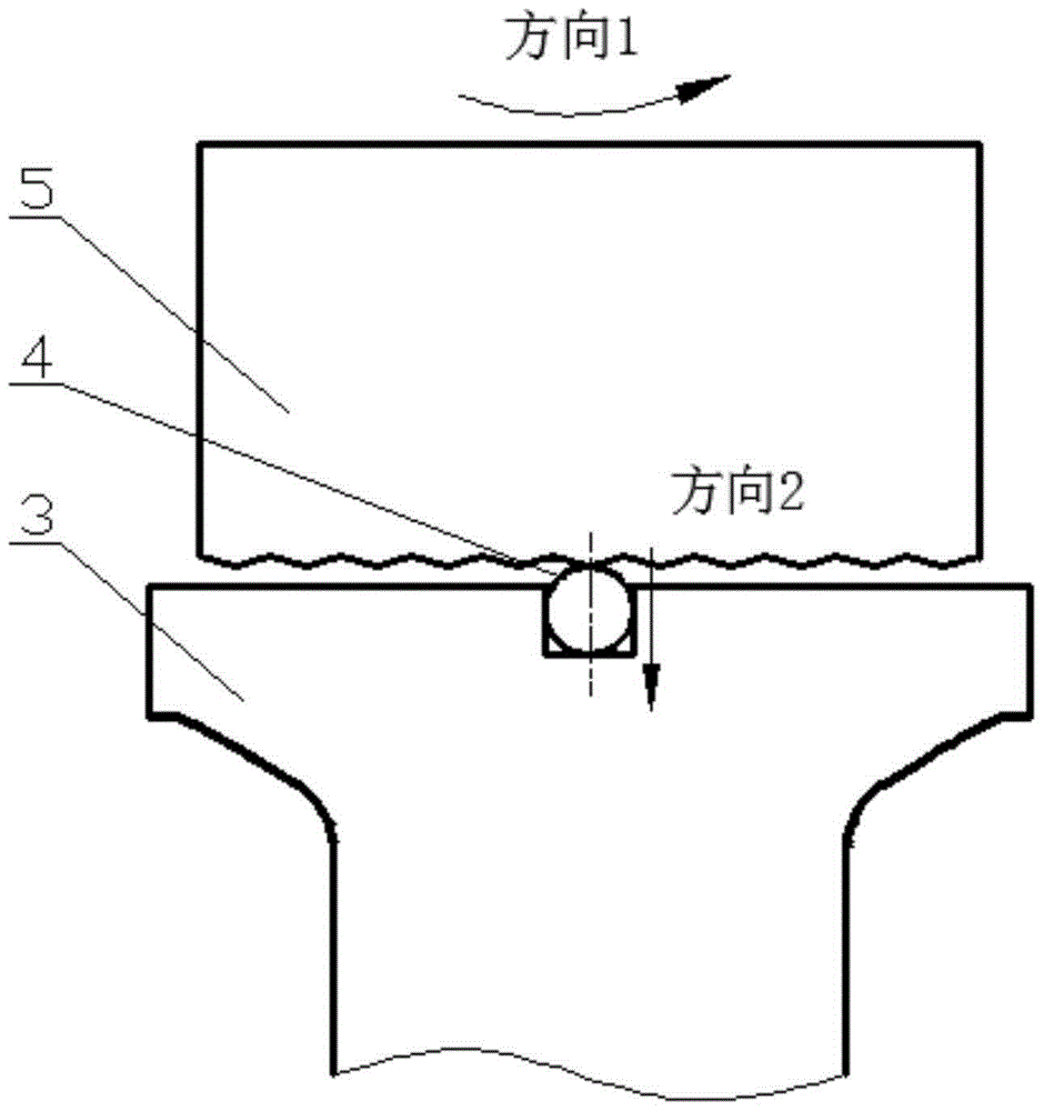 Single-impact surface nano-crystallization and gradient structure machining device