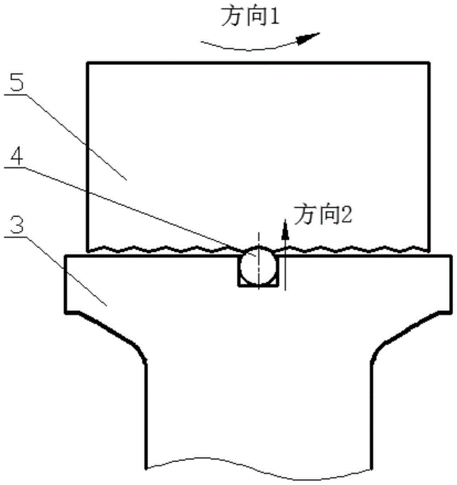 Single-impact surface nano-crystallization and gradient structure machining device