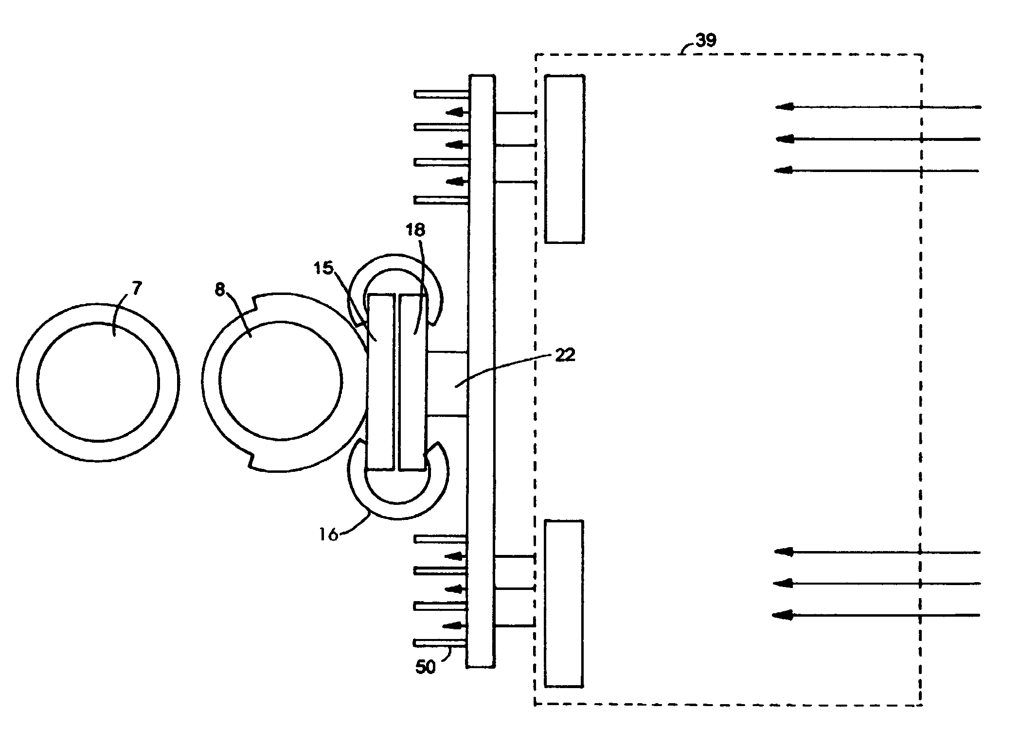 High efficiency heat removal system for rack mounted computer equipment