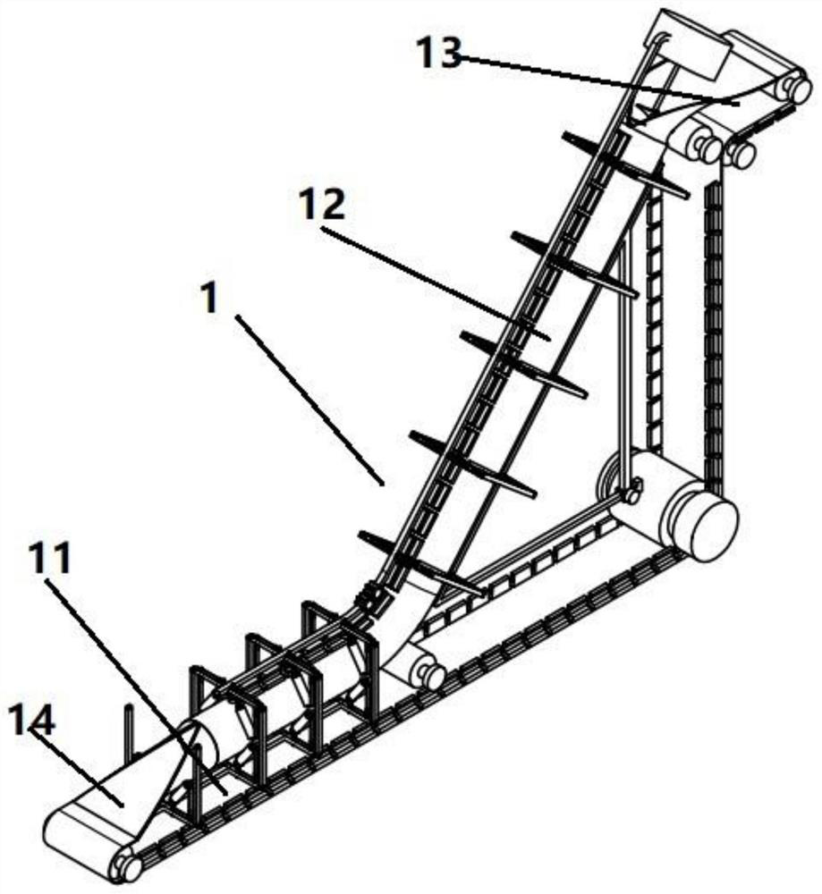 Control method of mixing and conveying device for civil engineering