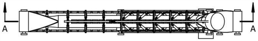 Control method of mixing and conveying device for civil engineering