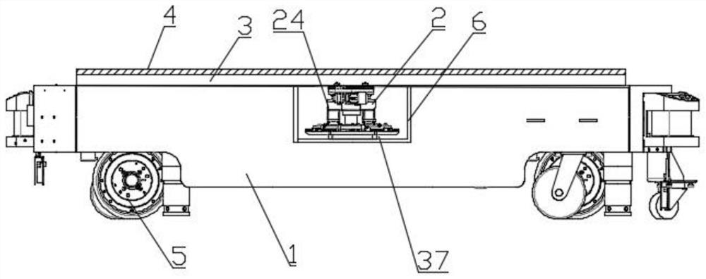 A kind of AGV intelligent handling robot and working method thereof for three-dimensional parking garage