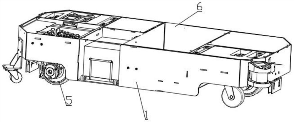 A kind of AGV intelligent handling robot and working method thereof for three-dimensional parking garage