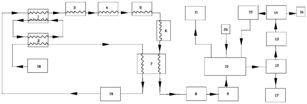 Hydrogen-electricity co-production system and method for coal-fired boiler