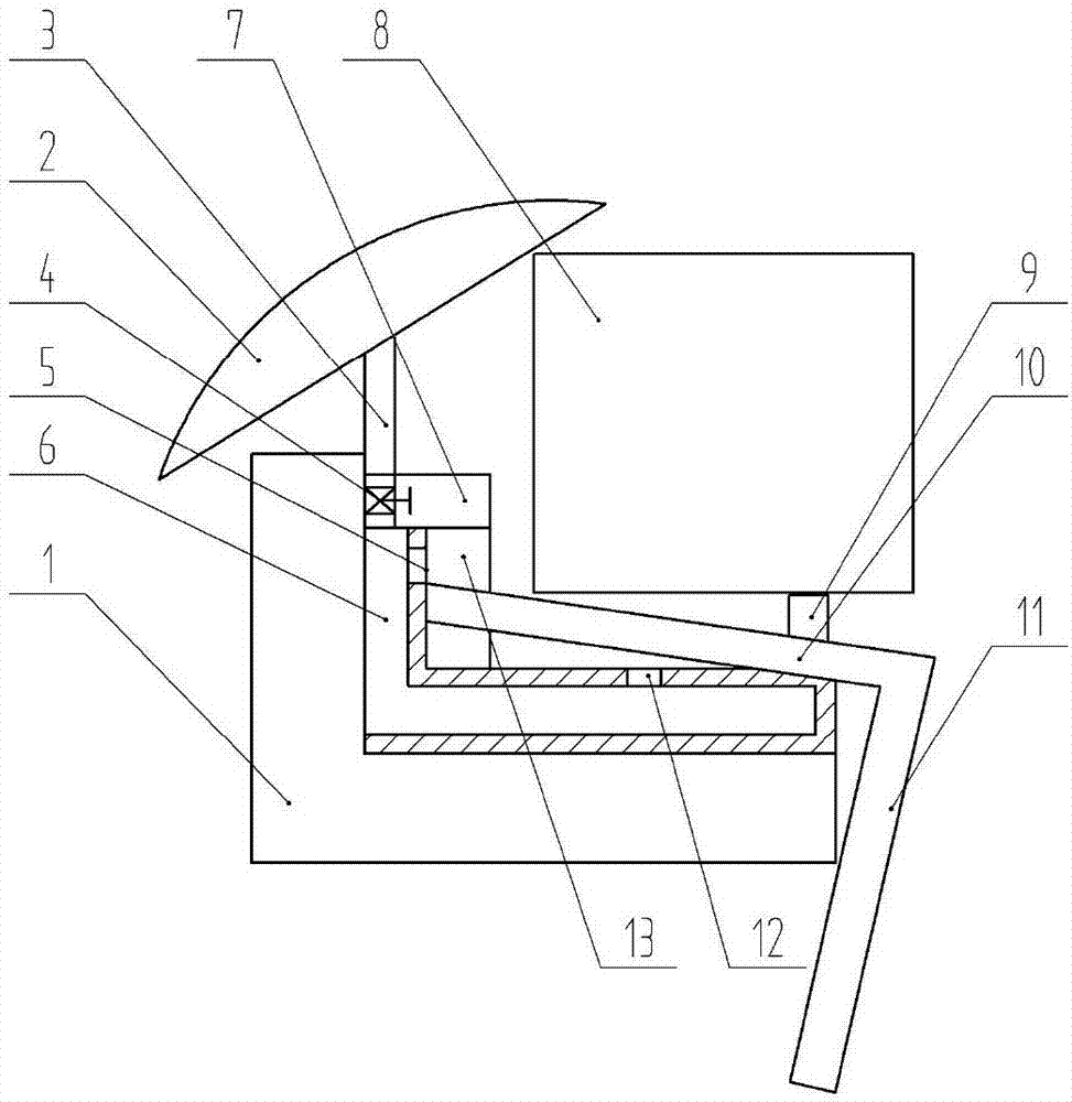 Air conditioner frame fixing device