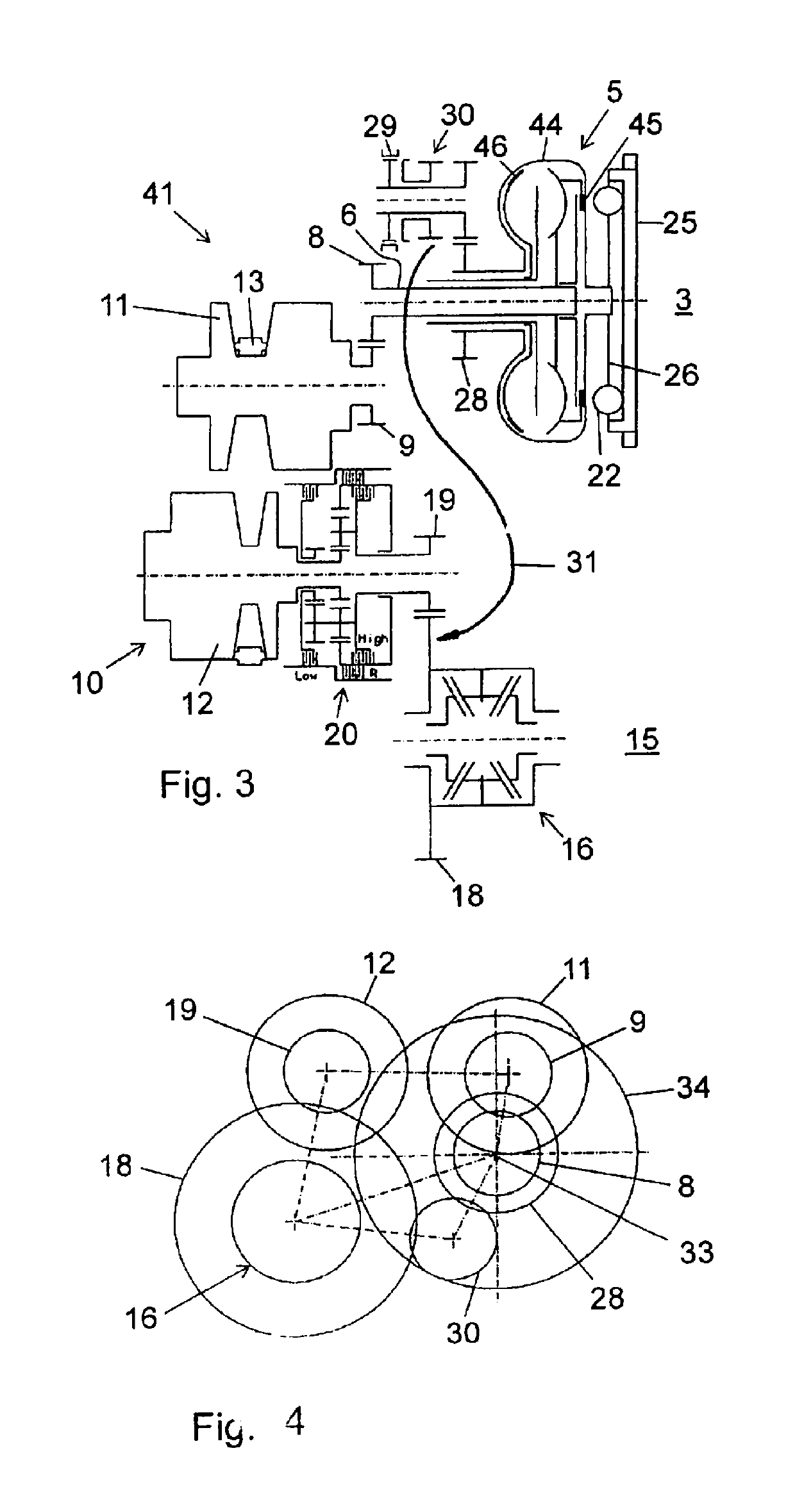 CVT drive train