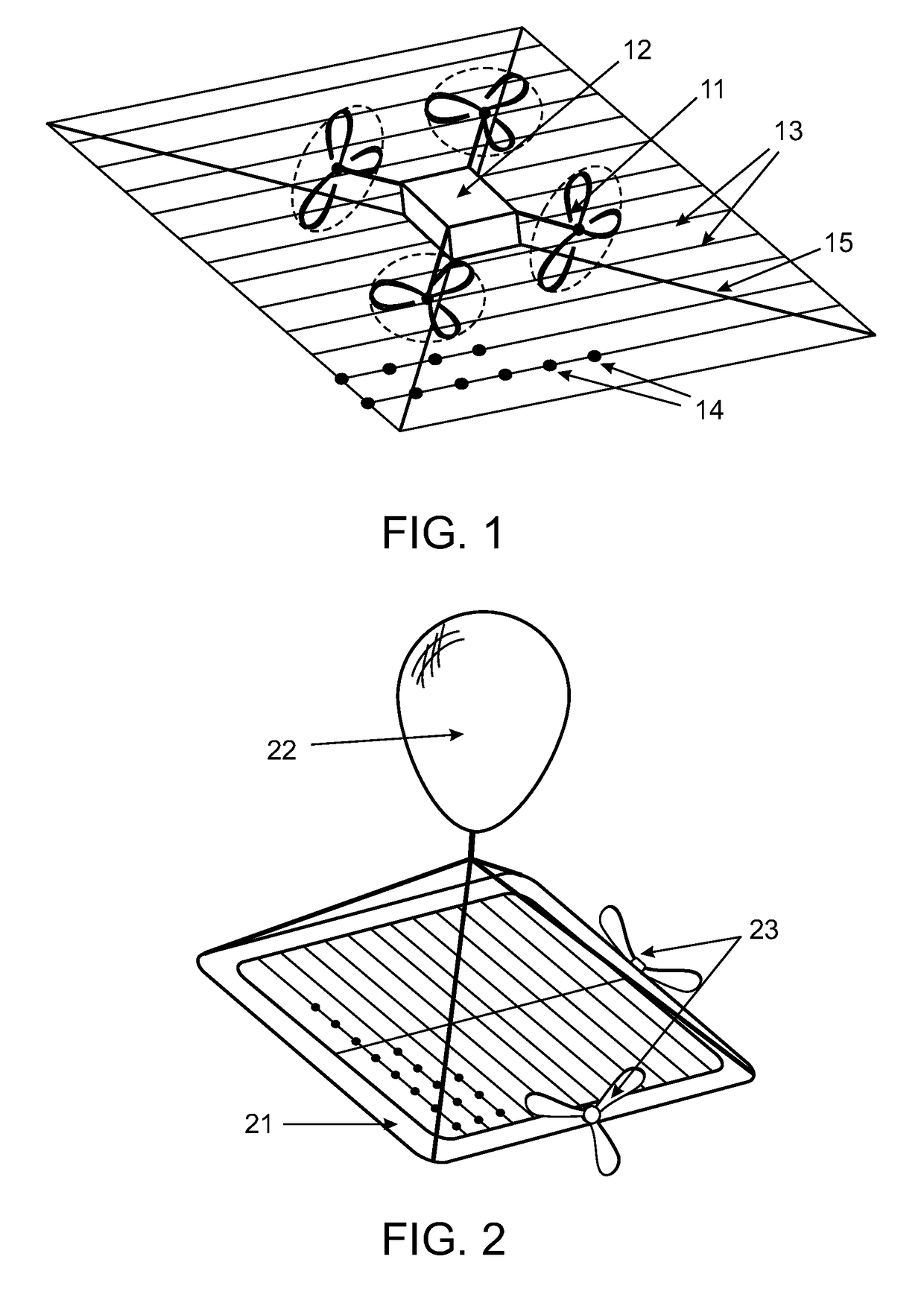 Modular airborne display system