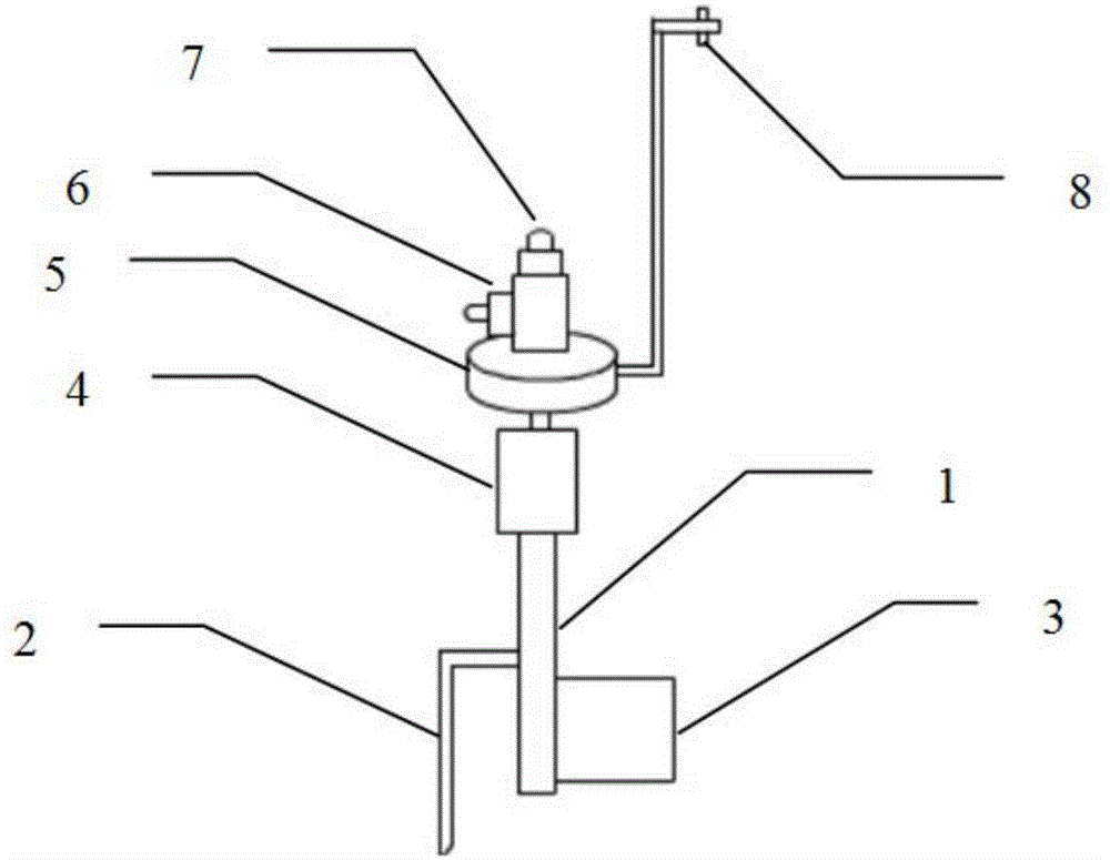 Crop canopy structure information automatic measurement device and measuring method