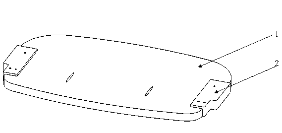 Wood plate inserting structure and processing method of baby dining chair and inserting plate