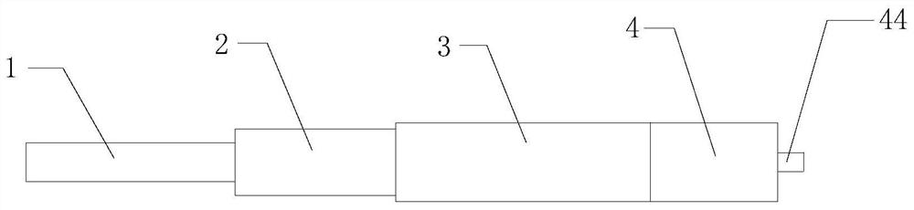 Transmission shaft electric actuator with brake assembly