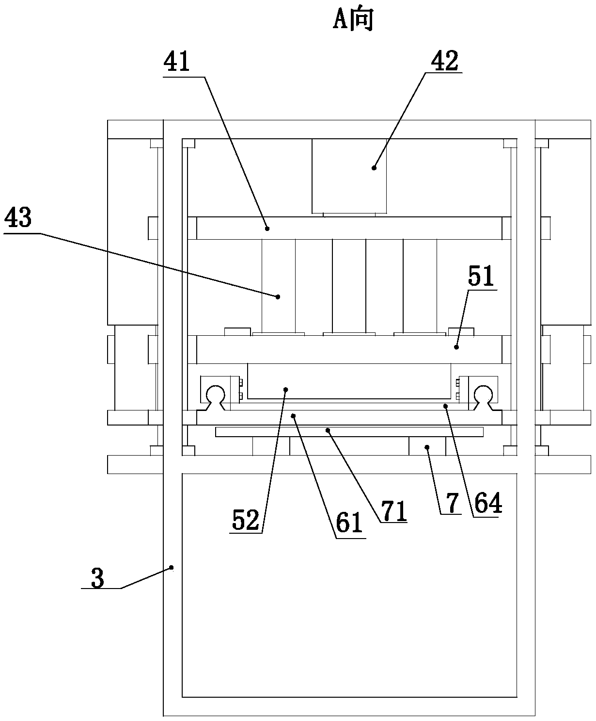 A fully automatic permeable brick production line