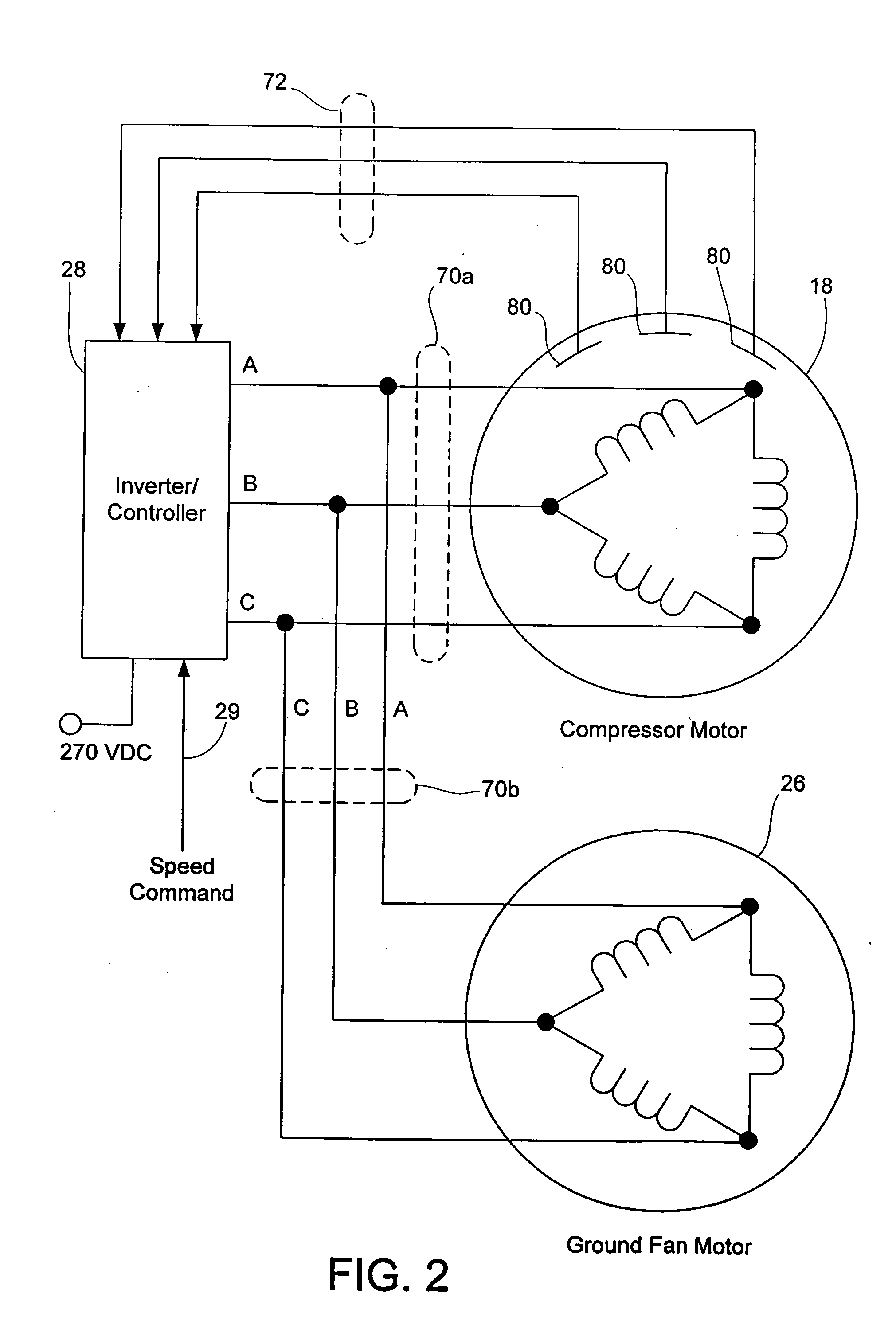 Electrically pressurized on-board inert gas generation system