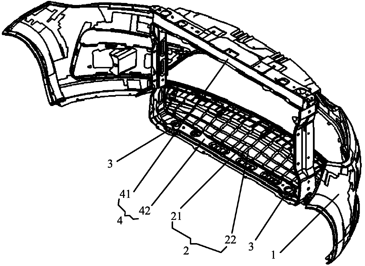 A kind of automobile front protection system and automobile