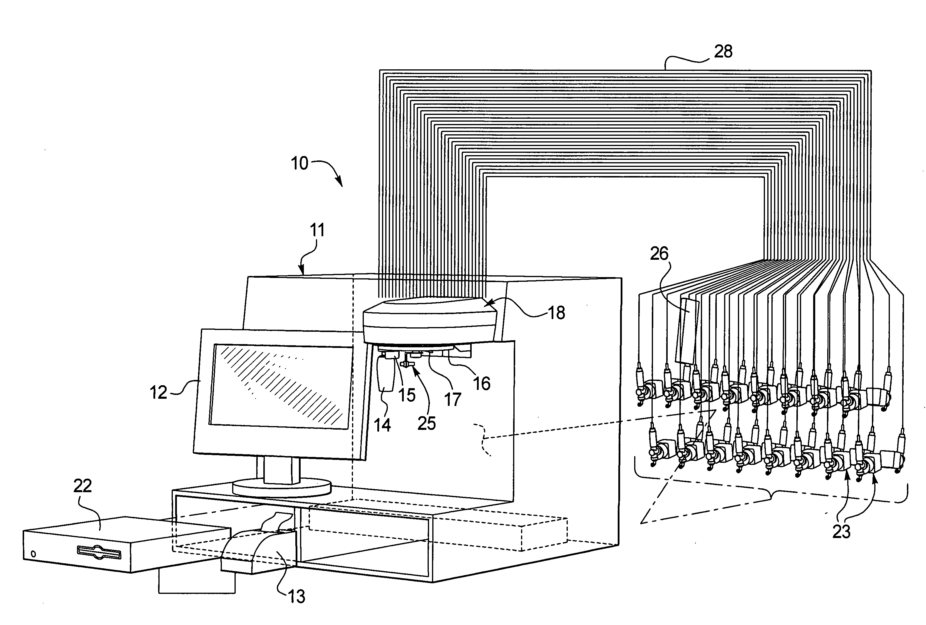 Automated cosmetics dispenser for point of sale cosmetics products