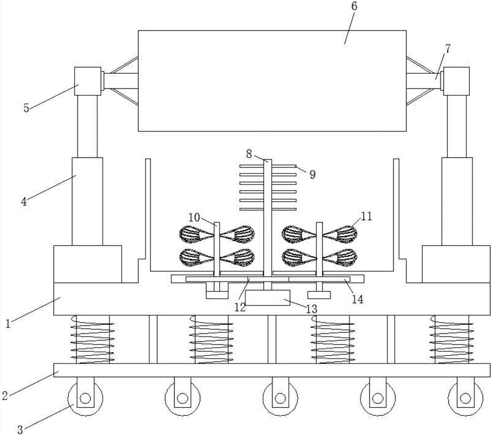 Rice polishing device