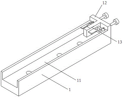 Batch chamfering clamp of acousto-optic crystal blocks