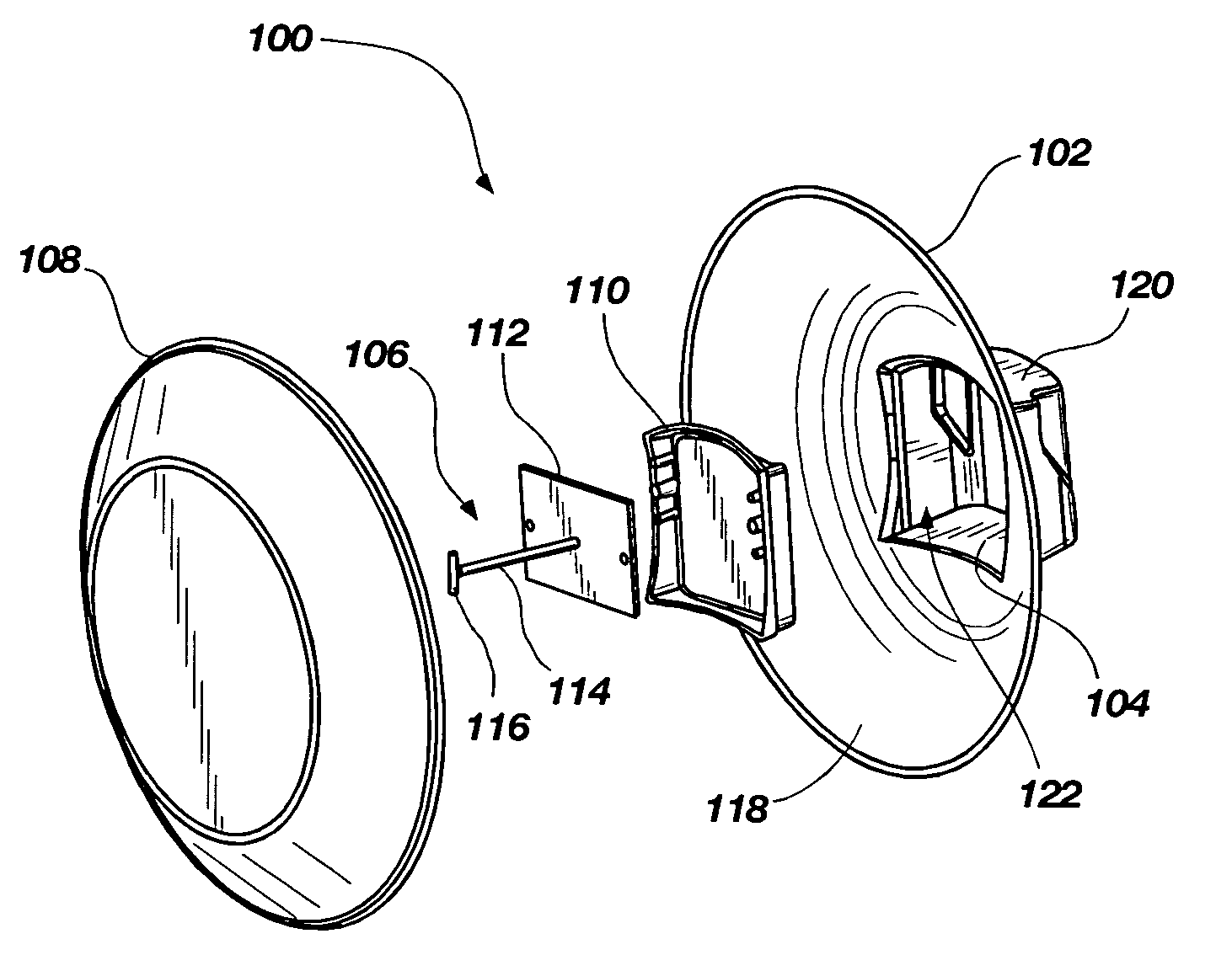 Passive parabolic antenna, wireless communication system and method of boosting signal strength of a subscriber module antenna