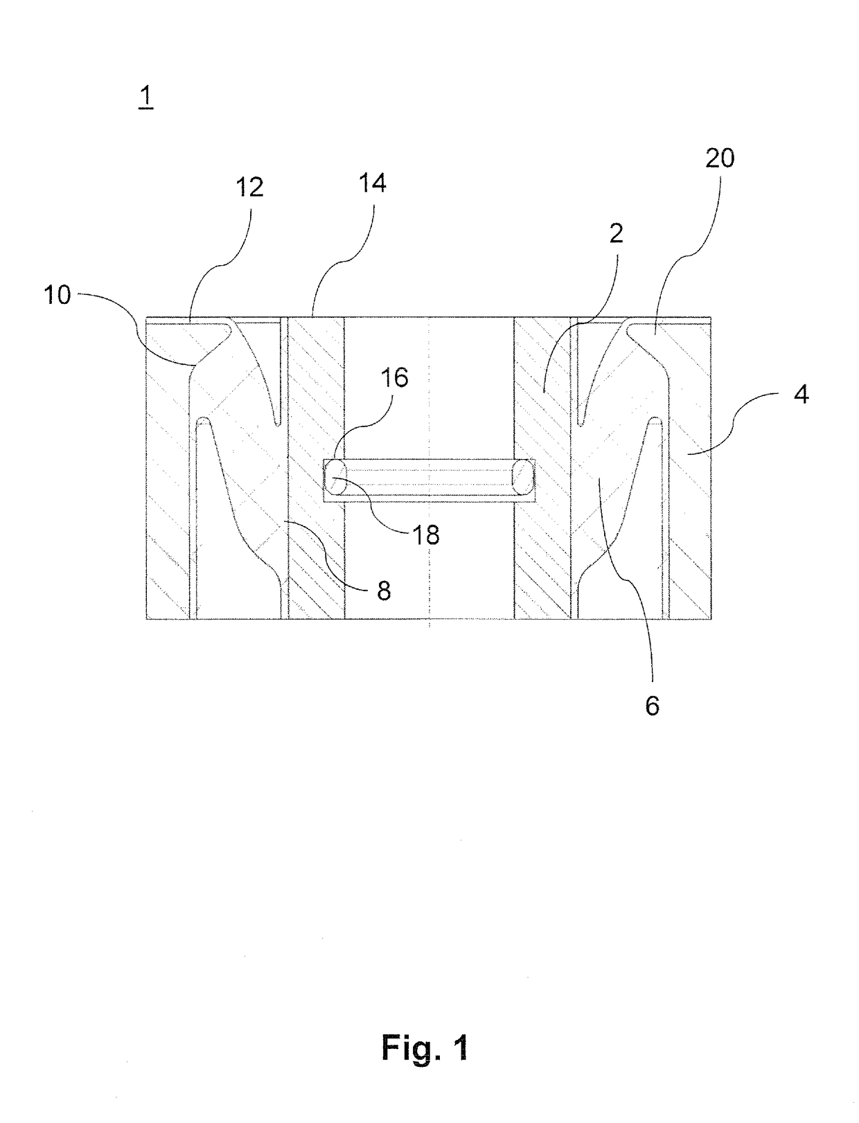 Thrust bearing and compressed air shock absorber