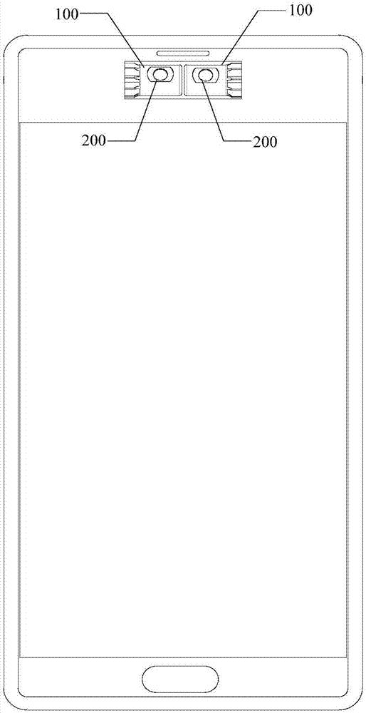 Double-camera system, double-camera adjusting method and terminal