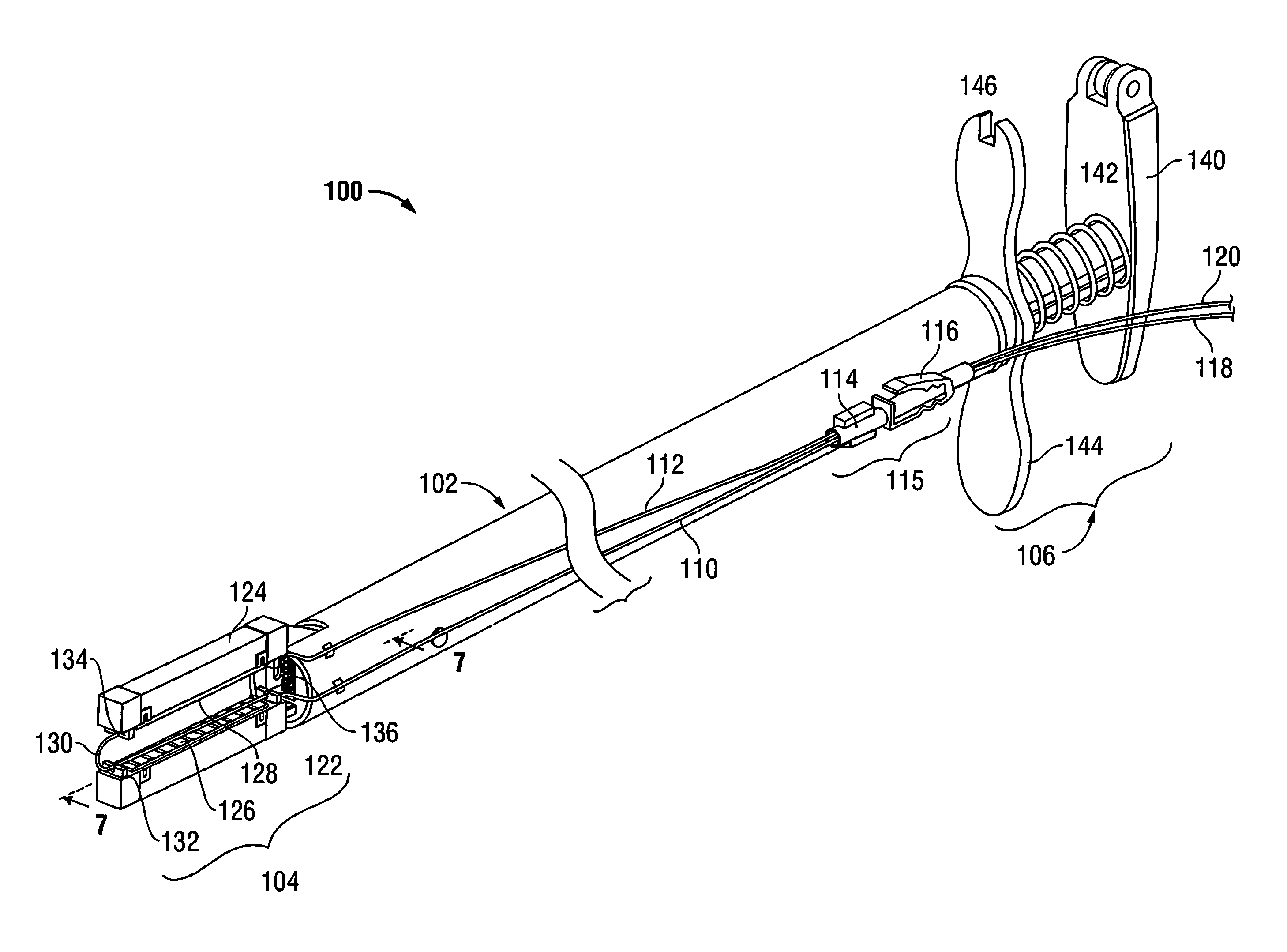 Endoscopic purse string surgical device