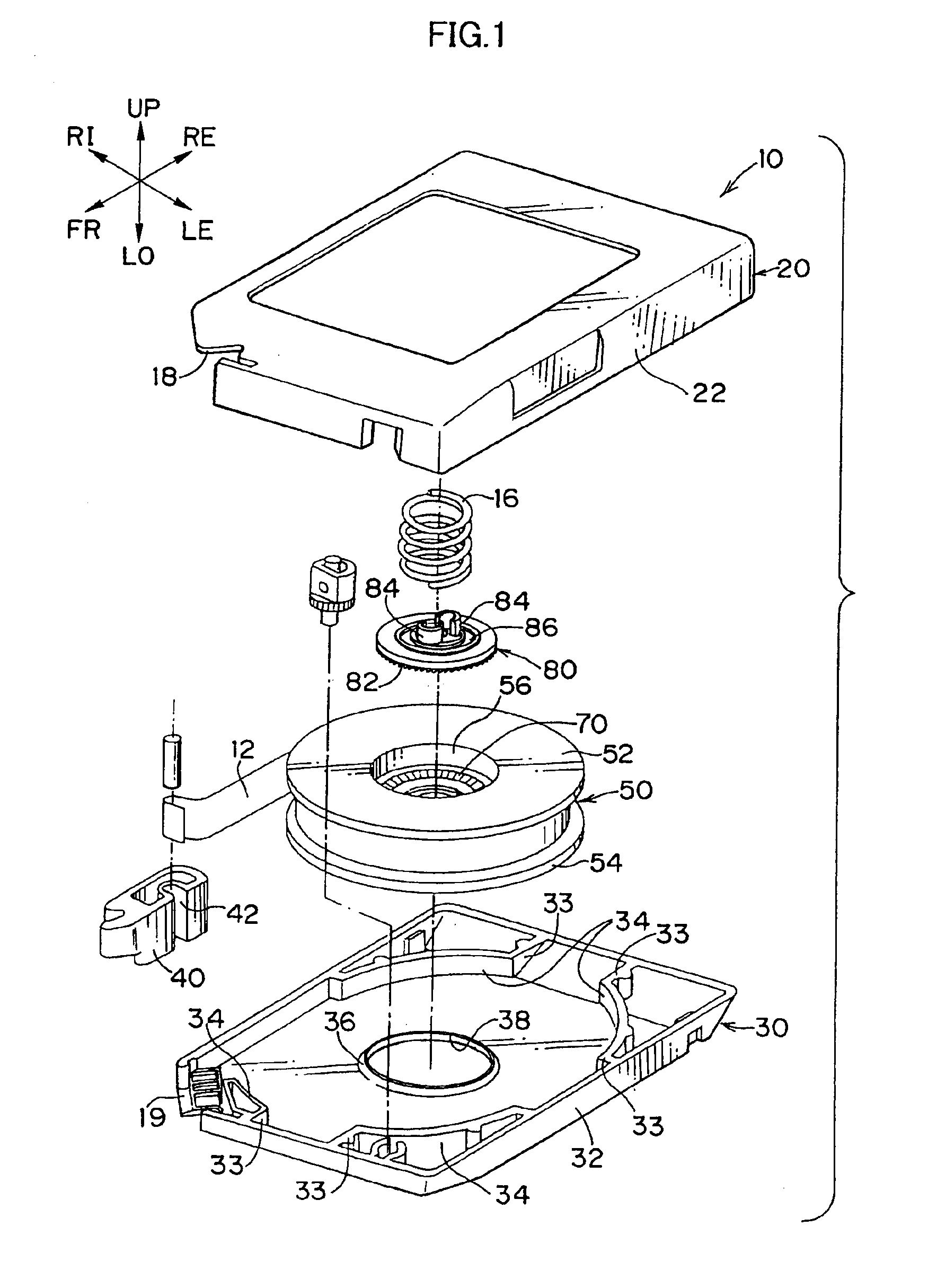 Recording tape cartridge