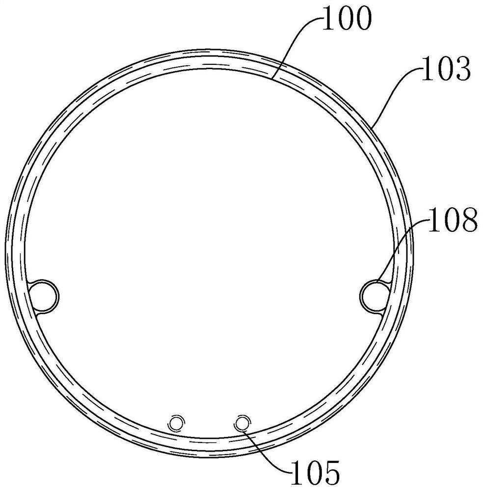 A kind of quartz tube structure and processing method thereof