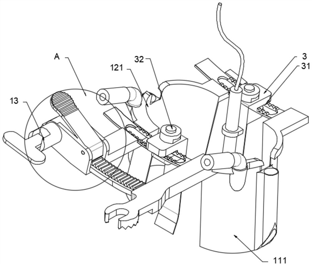 Adjustable cervical vertebra operation gap expansion channel device