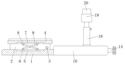 Auxiliary device for medical gynecological clinical treatment operation