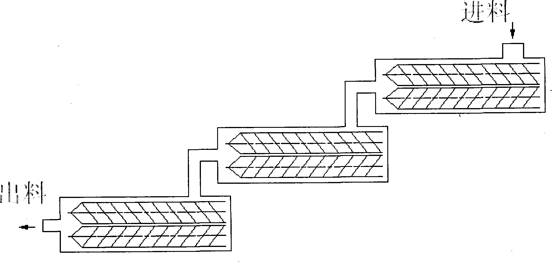 Continuous polymerization reaction device for producing poly-p-phenylene benzo dioxazole