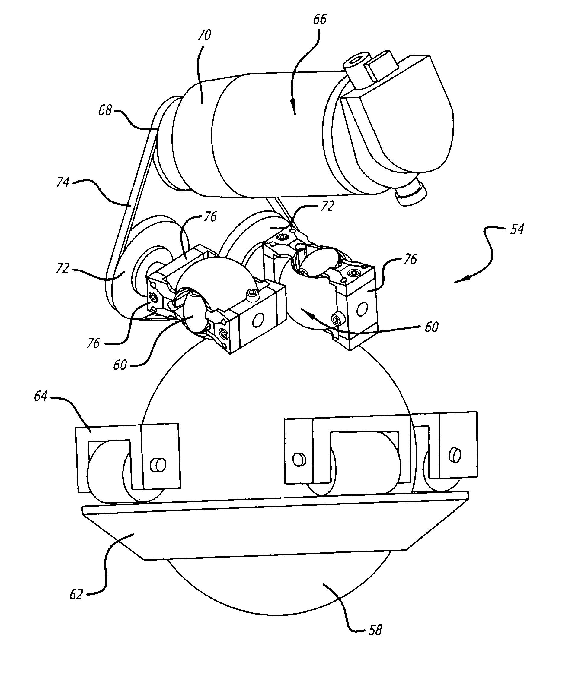 Holonomic platform for a robot