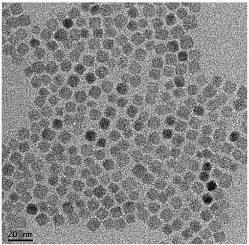 Rare earth doping alkaline earth metal fluorine halidenano luminescent materials and preparation method and application thereof