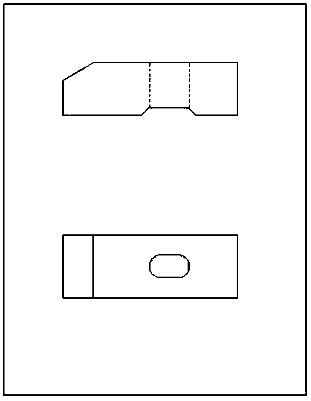 Special tooling manufacturing method and device for tilting tile block