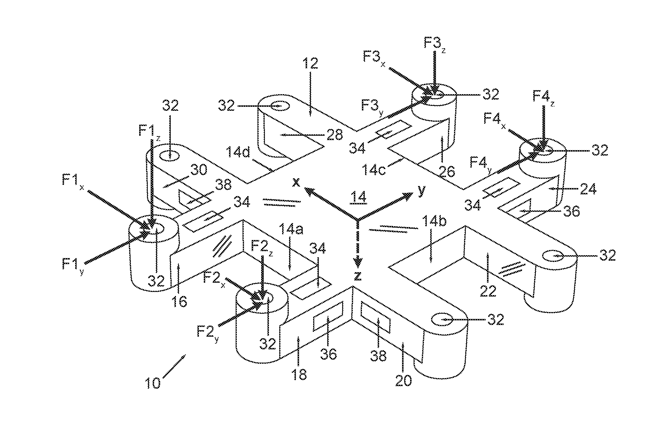 Load Transducer and Force Measurement Assembly Using the Same