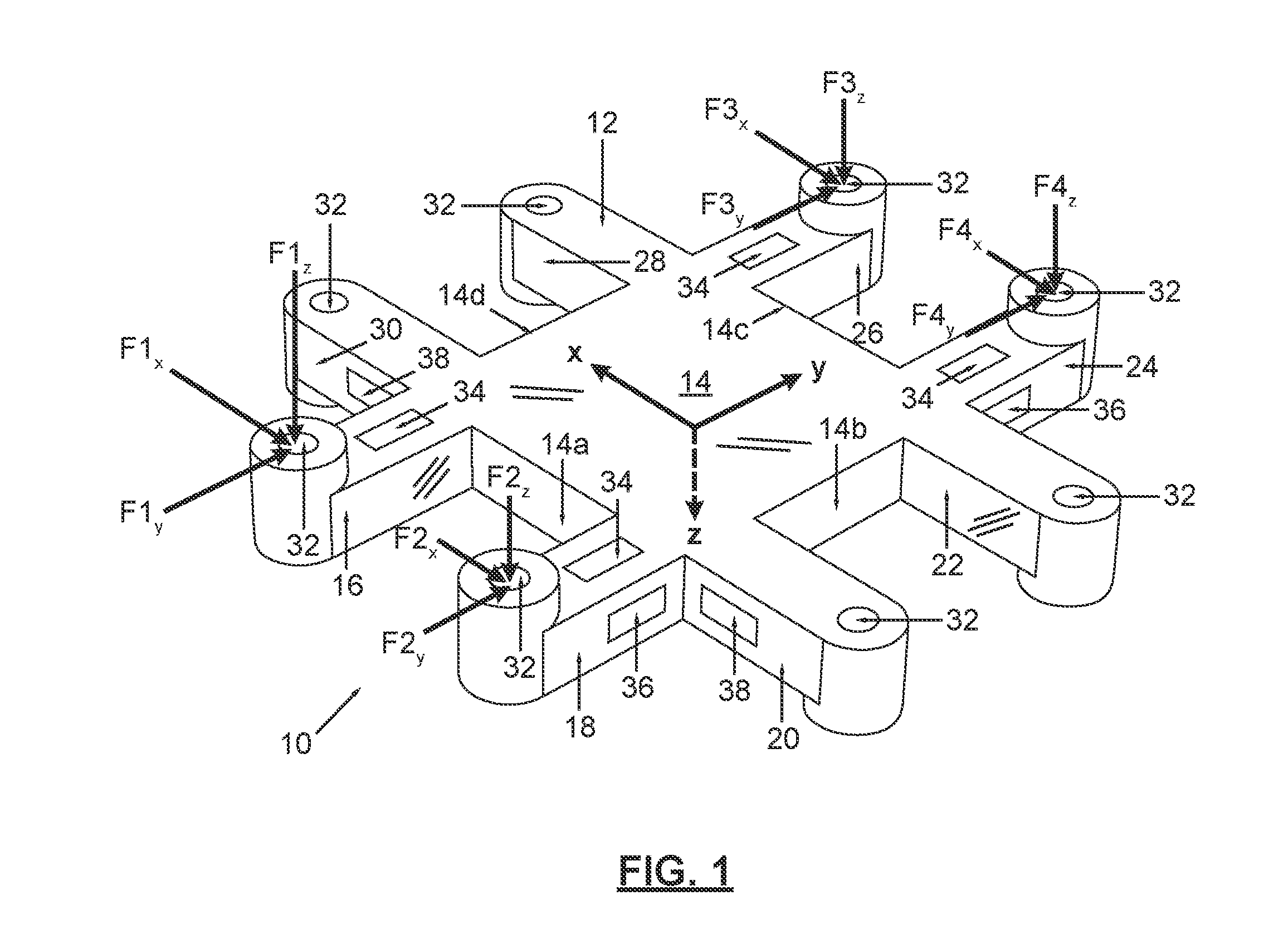 Load Transducer and Force Measurement Assembly Using the Same