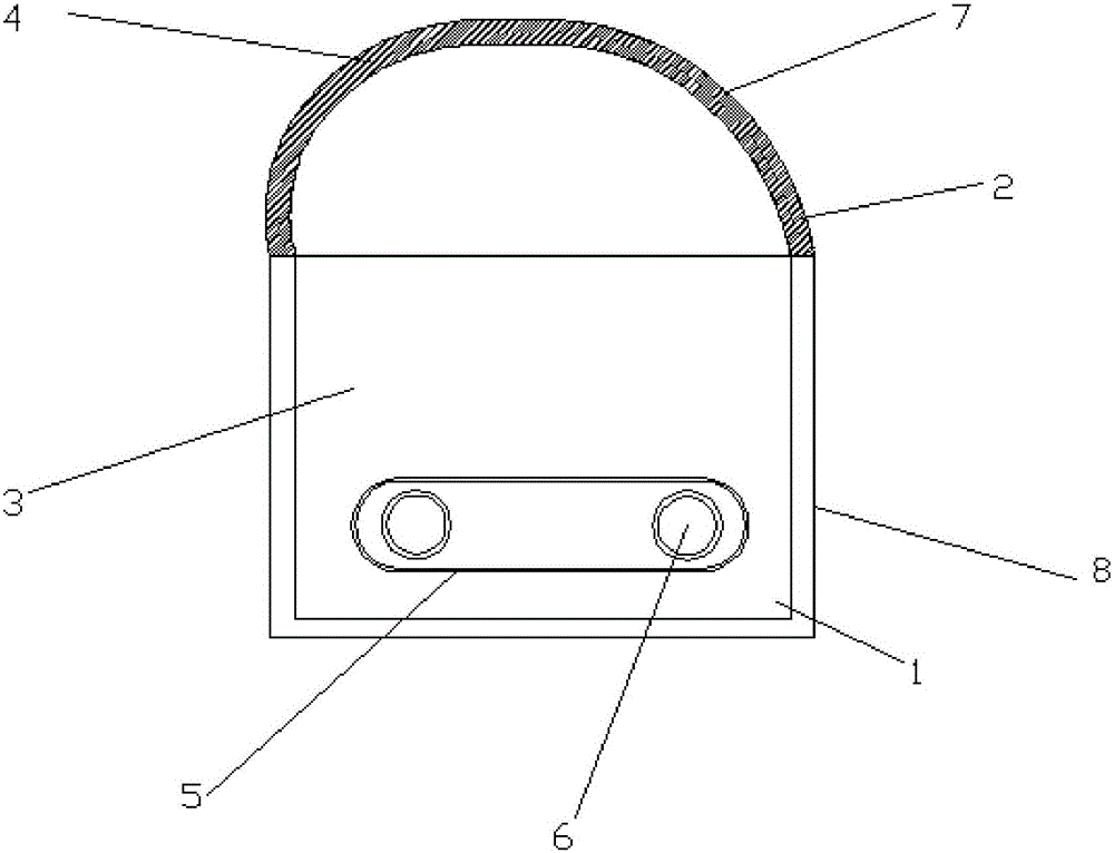 Sliding chute type cutter structure